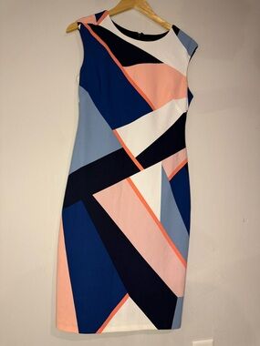 Midi Geometric Cocktail Dress
